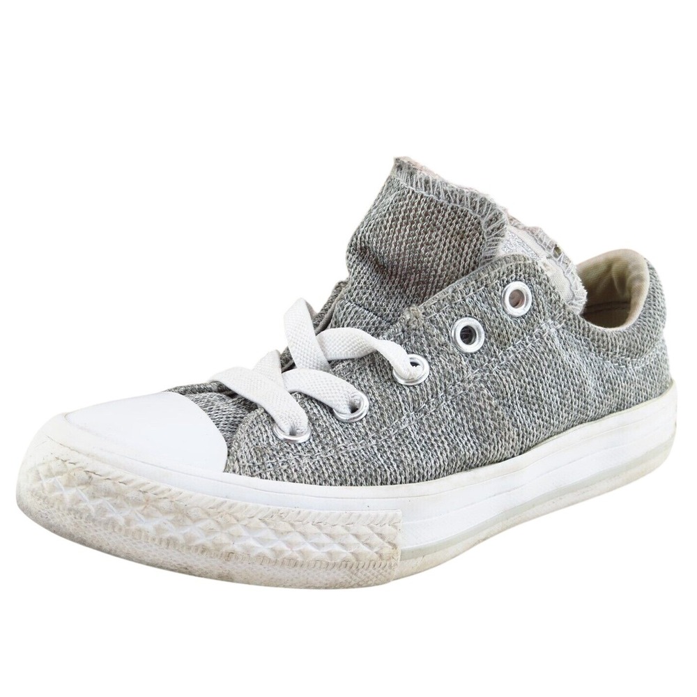 Converse Sneaker 12 Toddler Girls Gray Fabric‎ All Star Medium